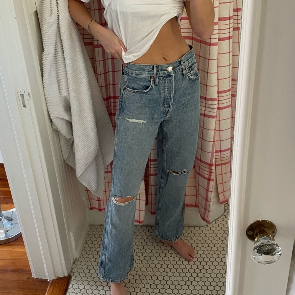 RE/DONE low slung crop
